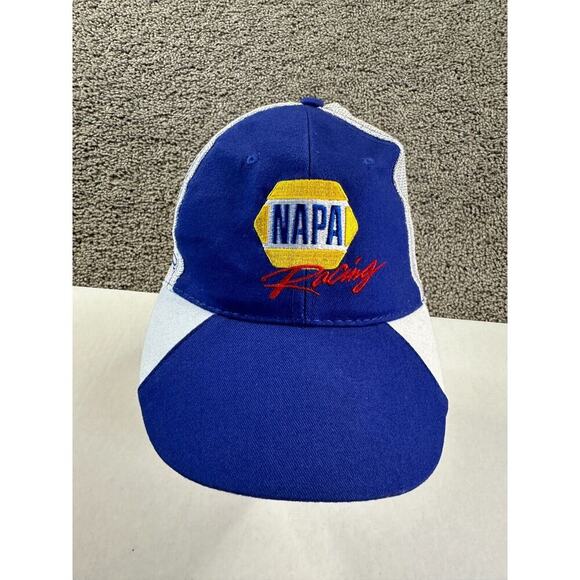 Napa Racing Hat Mens One Size Blue White Strap Back Cap Napa Know How #9 - Picture 3 of 9
